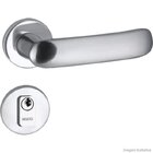 Fechadura Madrid Cromo Acetinado Externa  Cromado