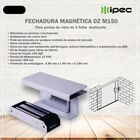 Fechadura Magnética Eletroímã Dz M150 Preto Ipec