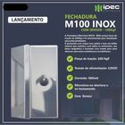Fechadura Magnética Eletroímã M100 Inox Com Sensor Ipec