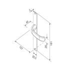 Fechadura Magnum Branco 22mm Zamac Pado Branco