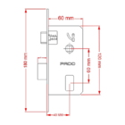 Fechadura Magnum Cromada Externa