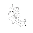 Fechadura Magnum Cromado Banheiro Pado Cromado