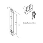 Fechadura Magnum Cromado Externa Pado Cromado