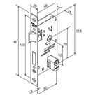 Fechadura Magnum Cromado Externa Pado Cromado