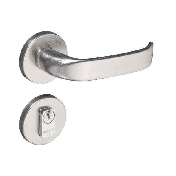 Fechadura Magnum Cromo Acetinado Externa  Cromo Acetinado