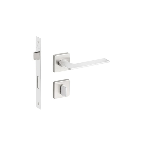 Fechadura Malba Imab Banheiro Wc Escovada Acetinada Quadrada