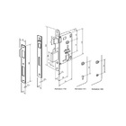 Fechadura Metro Light Imab Banheiro Wc Preta Preto Fosco Pp 5