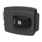 Fechadura Mini Agl 42mm Chave Simples 12v Interna Cinza