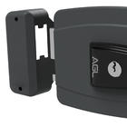 Fechadura Mini Agl Ajustável Simples 12v Externa Cinza Agl