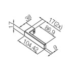 Fechadura Modena Externa 529-55pe Rq2 Cr Cromado 55mm Pado