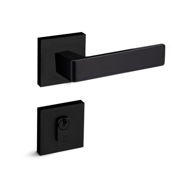 Fechadura Modena Externa 529-55pe Rq2 Ept Preto Textura 55mm
