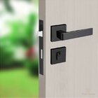 Fechadura Modena Externa 529-55pe Rq2 Ept Preto Textura 55mm