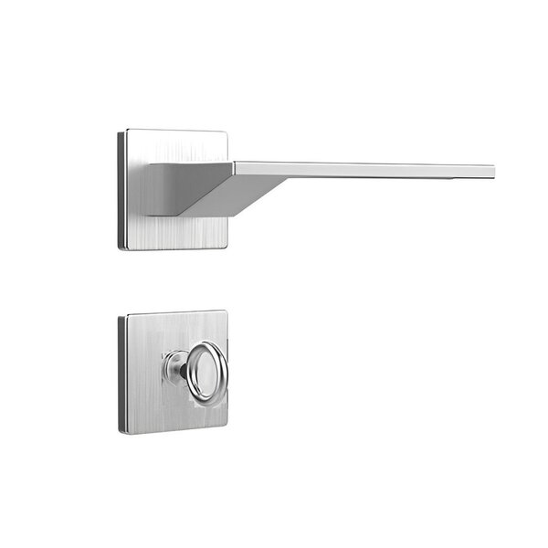 Fechadura Mz440 Banheiro 55mm Cromo Acetinada Papaiz Unico