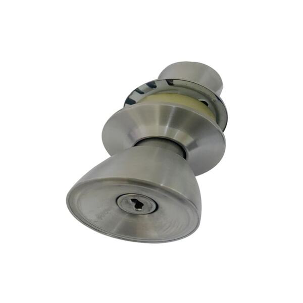 Fechadura Naval Botão-chave P/ Divisória Espaçofix Cromada Fo