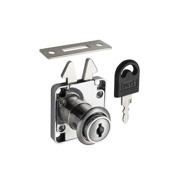 Fechadura P/ Porta De Correr 19 X 22mm Cromado - Hardt - Unic