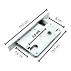 Fechadura P/ Porta Externa Madeira Broca 55mm Aliança Bronze