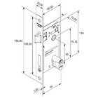 Fechadura Pado 403e Concept Externa Cromada