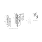 Fechadura Pado 454-40re Ept Rolete Preto Porta Abrir Giro