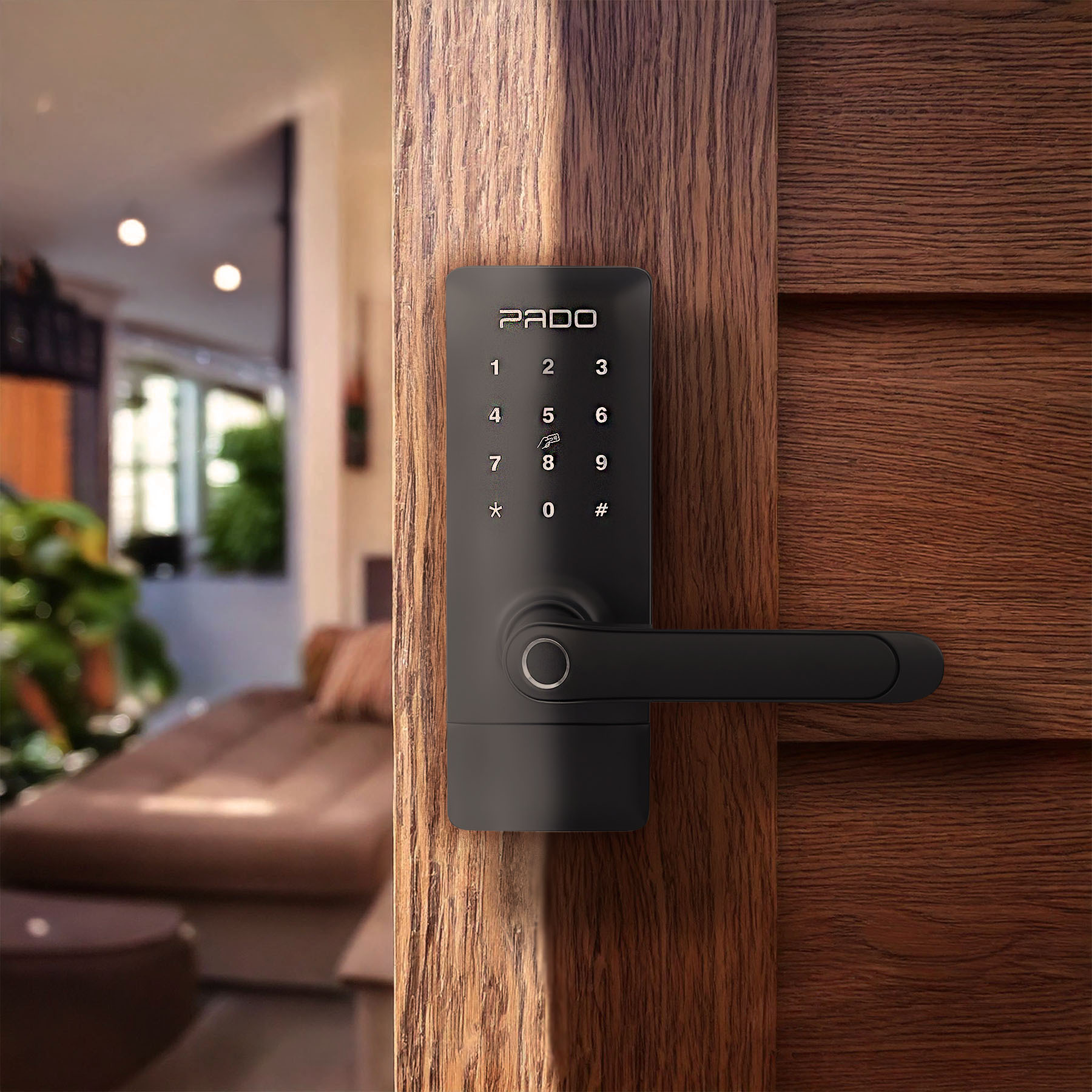 Design moderno com combinação perfeita para sua porta