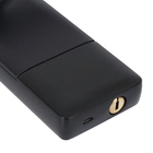 Fechadura Pado de Biometria Cartão Senha Chave Bluetooth e Wi-Fi FDE-600W Resistente à Água Preta de Embutir