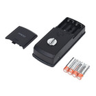 Fechadura Pado de Biometria Senha FDE-101RM Preta de Embutir