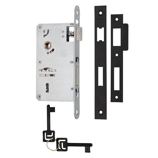 Fechadura Pado Maquina Avulsa Interna 55mm Preta Chave Gde