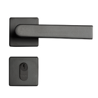 Fechadura Pado Simples para Porta de Entrada Preta 40mm em Inox Concept 414