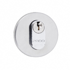 Fechadura Pado Simples para Porta de Entrada Cromada 40mm em Inox Concept 417