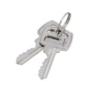 Fechadura Pado para Porta de Entrada Cromado 40mm Chave Simples Concept