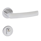 Fechadura Pado para Porta de Entrada Polido 55mm Chave Simples Luma