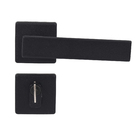 Fechadura Pado para Porta de Entrada Preto 40mm Chave Simples Quadra