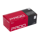 Fechadura Pado Simples para Porta do Banheiro Cromado 40mm em Inox Concept 417