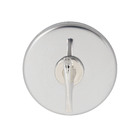 Fechadura Pado para Porta do Banheiro Cromado 40mm Chave Simples Concept