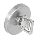 Fechadura Pado para Porta do Banheiro Escovado 55mm Chave Simples Luma