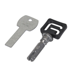 Fechadura Pado para Porta do Banheiro Preto 55mm Chave Simples Beethoven