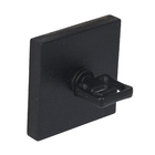 Fechadura Pado para Porta do Banheiro Preto 55mm Chave Simples Beethoven