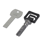 Fechadura Pado para Porta do Banheiro Preto 55mm Chave Simples Sara