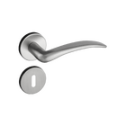 Fechadura Pado Simples para Porta Interna Acetinada 40mm em Inox Concept 417