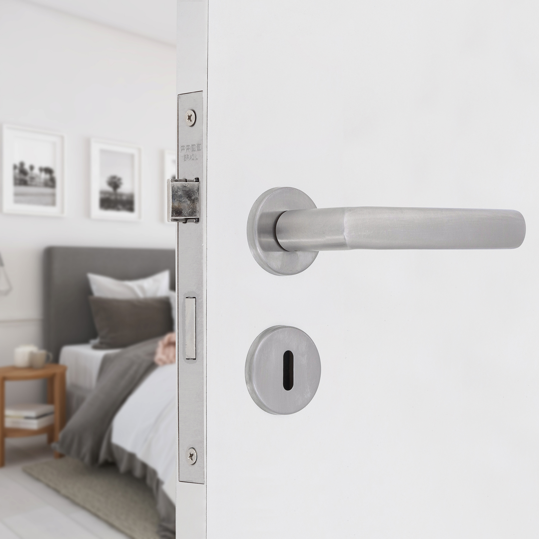 Fechadura para Porta Interna 55mm Pado Luma