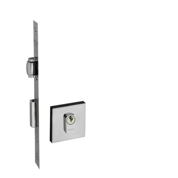 Fechadura Pado Zamac Externa Rolete Quadrada 45mm