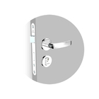 Fechadura Pali Externa Cromada Roseta Ros22 Soprano