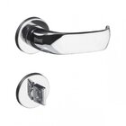 Fechadura Para Banheiro 40mm Com Roseta Zm 500-80b Contemporâ