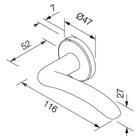 Fechadura Para Banheiro Classic Pado Cromado