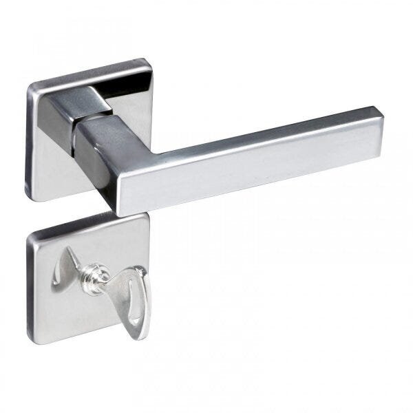 Fechadura Para Banheiro Com Roseta Quadrada Zm 409b Concept P