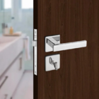 Fechadura Para Banheiro Com Roseta Quadrada Zm 409b Concept P