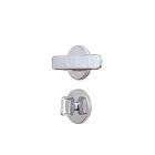 Fechadura Para Banheiro Roseta Aço Mgm Stilo Cromado