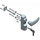 Fechadura Para Barra Antipanico 5124 Prata Soprano