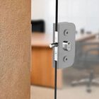 Fechadura Para Blindex De Bater Stam 2001 Cilindro Oval Croma