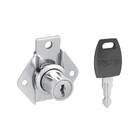 Fechadura Para Gaveta 20x17mm Niquelada - Fgvtn