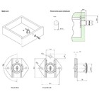 Fechadura Para Gaveta 20x17mm Niquelada - Fgvtn